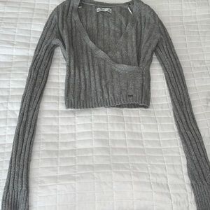 Long sleeve crop top Hollister